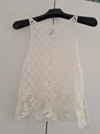 Camiseta de playa encaje Talla M