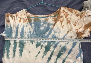 Vestido de playa tie-dye