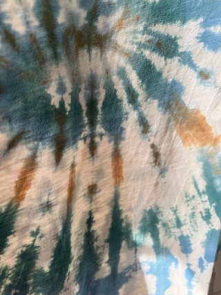 Vestido de playa tie-dye
