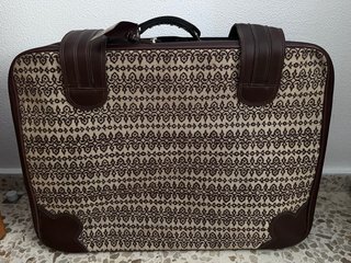 Maleta Vintage Beige y Marrón