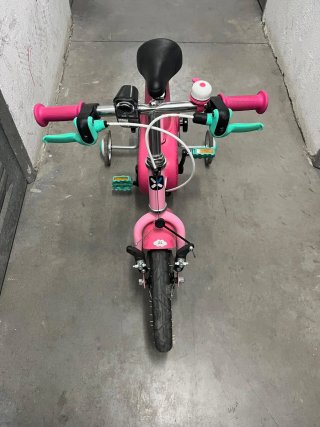 Bicicleta Infantil B'TWIN Unicorn 14' con ruedines