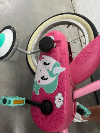 Bicicleta Infantil B'TWIN Unicorn 14' con ruedines