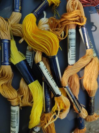 Lote 100 Madejas Hilo Bordar Anchor Algodón