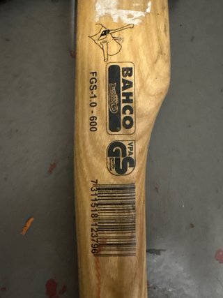 Hacha Bahco FGS-1.0 - 600