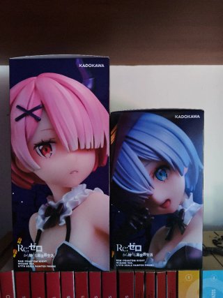 Figuras Rem y Ram Phantom Night de Re zero