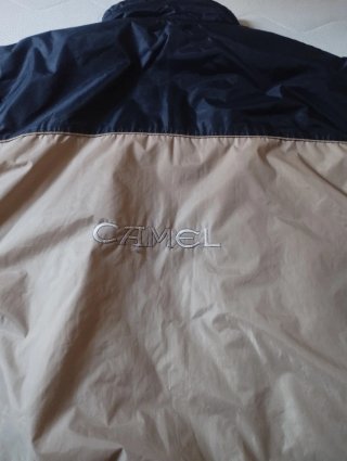 Chaqueta Camel Invierno Beige y Azul