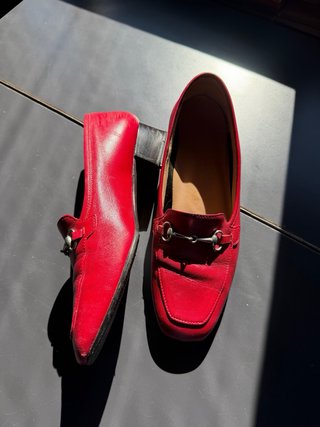Scarpe / décolleté rosse donna taglia 38