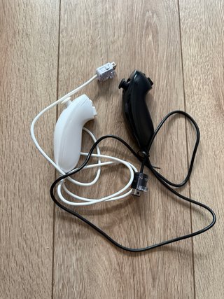 Nunchuk y Mando Wii Negro