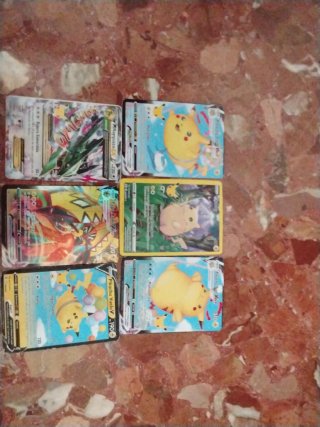 Lote Cartas Pokémon V y EX