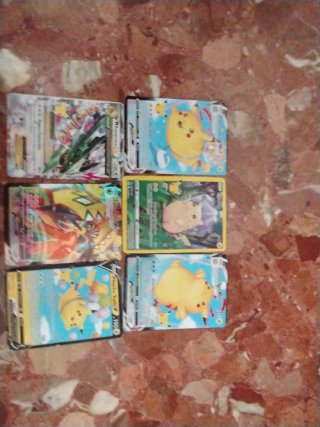 Lote Cartas Pokémon V y EX