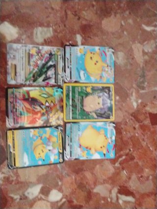 Lote Cartas Pokémon V y EX
