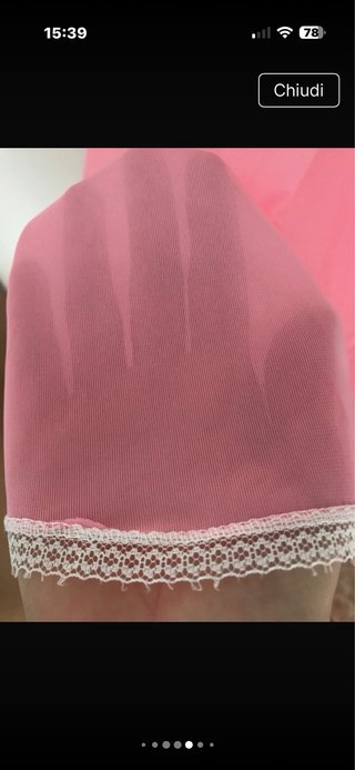 Sottoveste vintage rosa taglia L