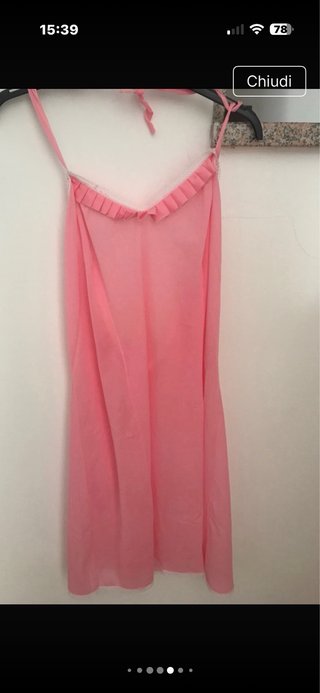Sottoveste vintage rosa taglia L