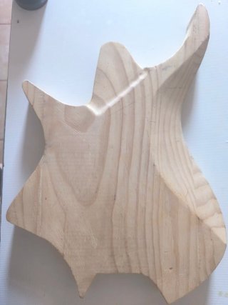 Cuerpo de guitarra para proyecto