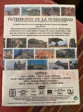 DVD Patrimonio de la Humanidad (7 Discos)