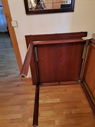 Mesa Comedor Extensible Madera 90x90