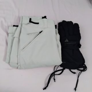 Pantalón Nieve Vintage Goondy Windy + Guantes Burt