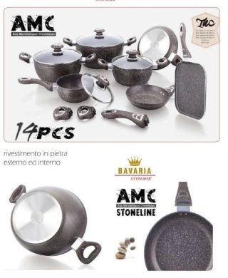Set Pentole AMC 14 Pezzi