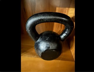 Kettlebell 12 kg Ghisa Professionale Base in Gomma