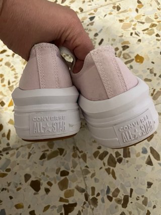 Converse plataforma rosa talla 38