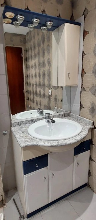 Mueble de baño madera blanco