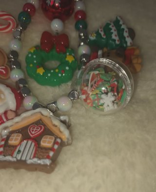 Llavero Navideño con Adornos