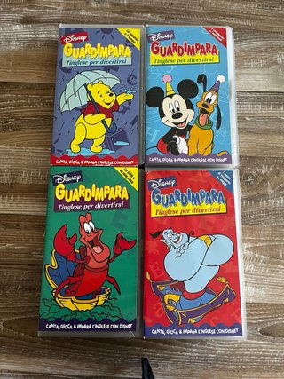 Lotto VHS Disney e altri film per bambini