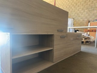 Mueble Salón Modular Gris 3 Módulos