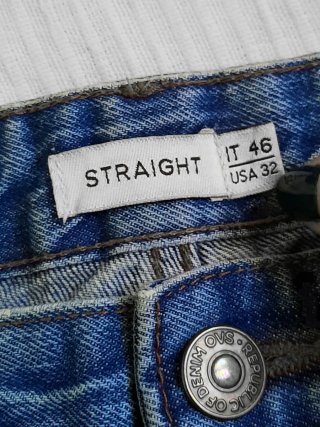 Jeans dritti Republic of Denim uomo blu