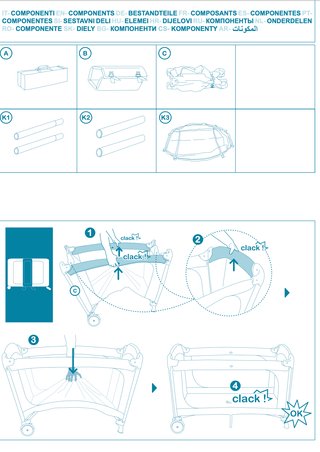 Cuna de viaje Brevi Dolce Nanna Plus