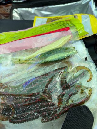 Lote señuelos pesca blandos