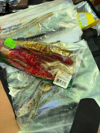 Lote señuelos pesca blandos