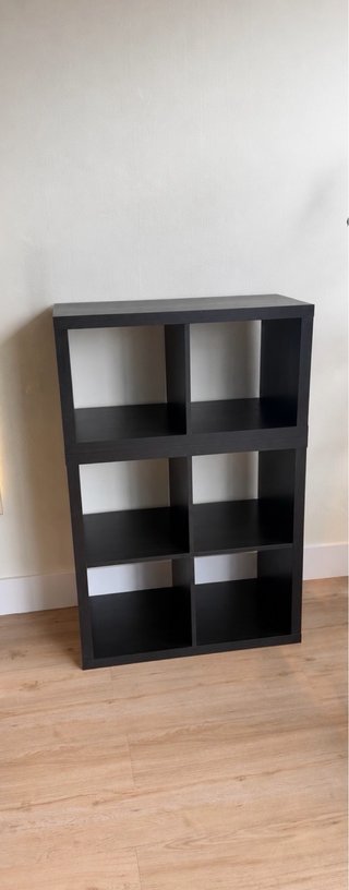 Estantería modular negra