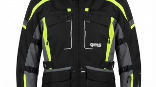 Chaqueta de moto GMS negra XL