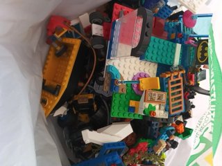 Lote de piezas LEGO variadas (aprox. 1.7 kg)