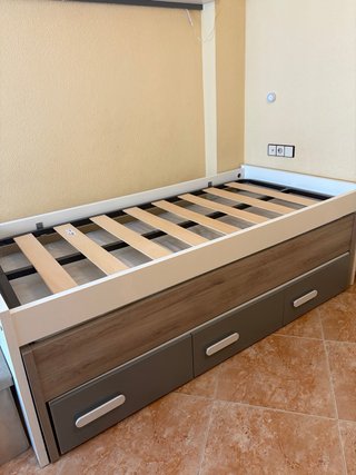 Cama nido doble con cajones
