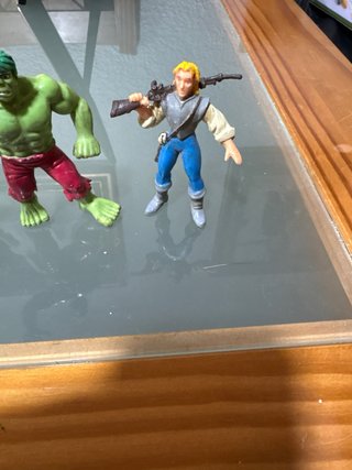 Muñecos DC Green Lantern y Hulk