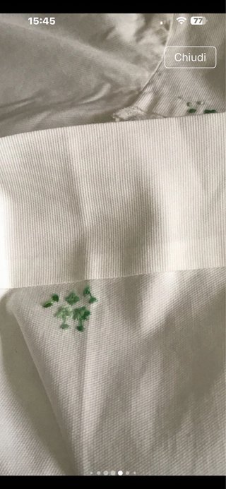 Abito neonato anni '60 fatto a mano