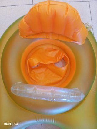 Flotador asiento bebé JANÉ naranja