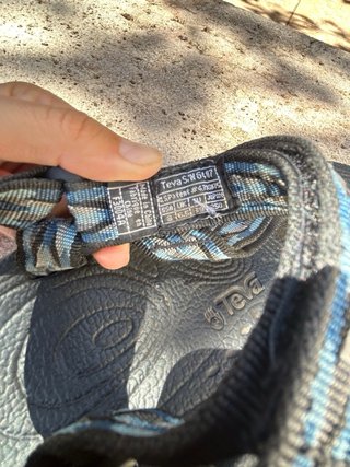 Sandalias Teva Montaña Negras y Azules