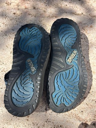 Sandalias Teva Montaña Negras y Azules