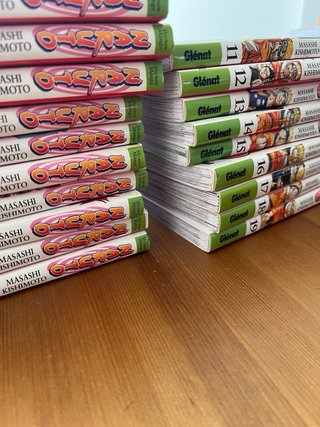 29 cómics manga Naruto, Editorial Glénat, español