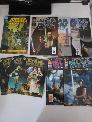 Lote 10 comics Star Wars variados