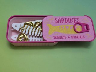 Joyero Organizador Lata Sardinas