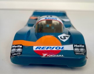 Porsche 956 Repsol azul SRS Scalextric Exin