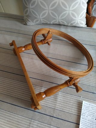 Telaio Legno Ricamo Cerchio