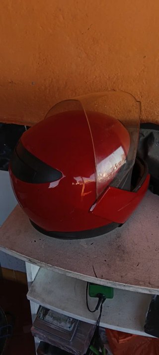 Casco Modular BMW Rojo c/ Intercomunicador Leed!!