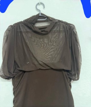 Vestido marrón invierno