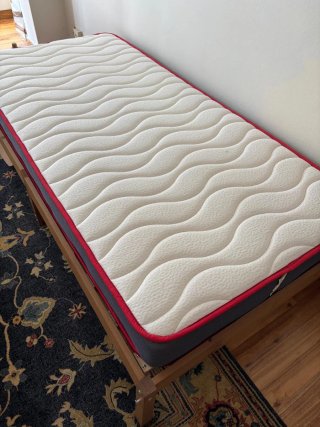 Cama 90x190cm: Colchón y Somier de madera