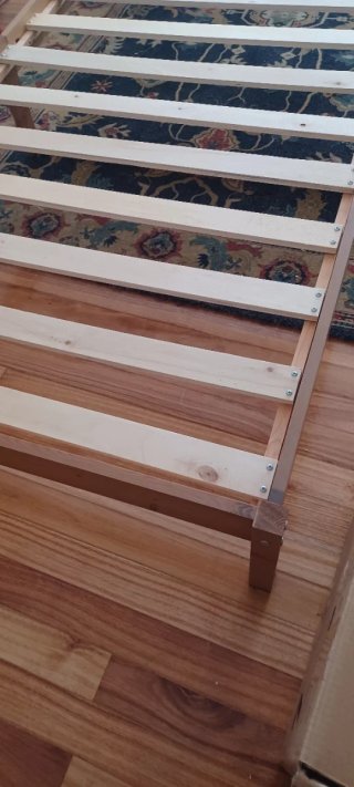 Cama 90x190cm: Colchón y Somier de madera